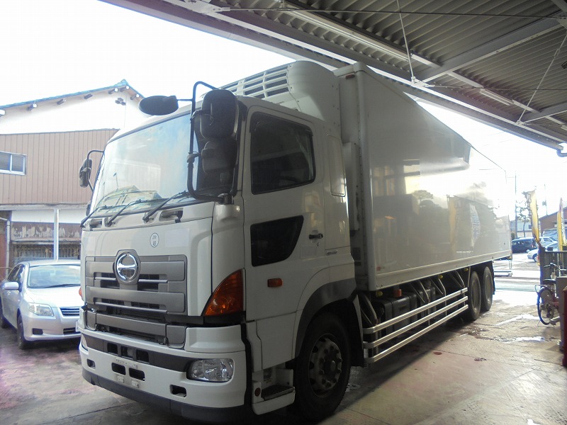 中古トラック情報 日野 プロフィア 10t超冷蔵冷凍車 低温 3軸 格納パワーゲート リアエアサス 載替 年式不明 中古トラック情報ゲットラック