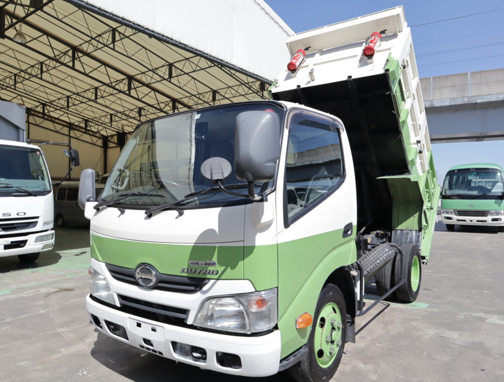 中古トラック情報 日野 デュトロ 1 8t深ダンプ 垂直ゲート 左右4方開 高床 中古トラック情報ゲットラック