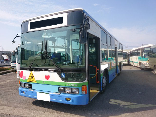HZF-0414】H22.8三菱のエアロスター 中型バス 乗車定員27人 自動