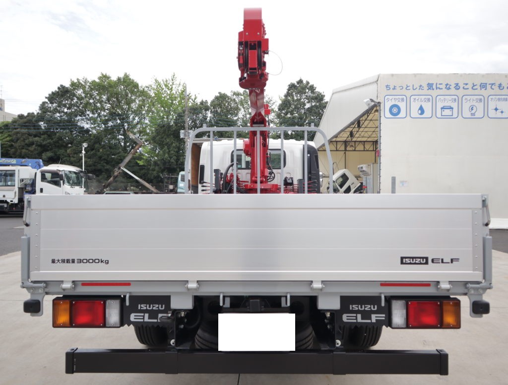 PZC-0029】R1.7いすゞのエルフ 3tワイドロングユニック製5段クレーン