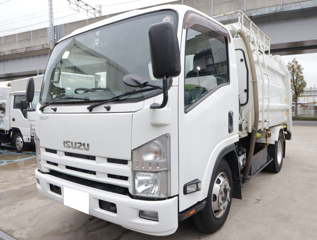 中古トラック情報 いすゞ エルフ 3 15tパッカー車 回転式 6 0立米 中古トラック情報ゲットラック