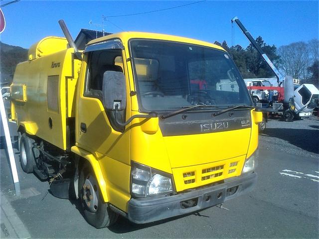 YV-6328】H18.3いすゞのエルフ 1.7t路面清掃車｜中古トラックなら
