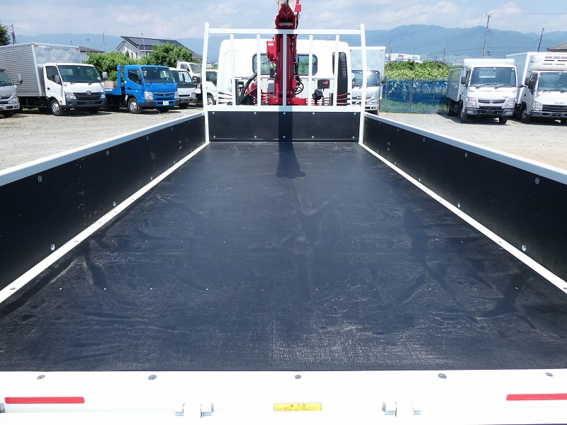 引き取り限定 トラックスロング9’2 QC-1029】R2.1三菱のキャンター 3tワイド超ロングユニック製4段