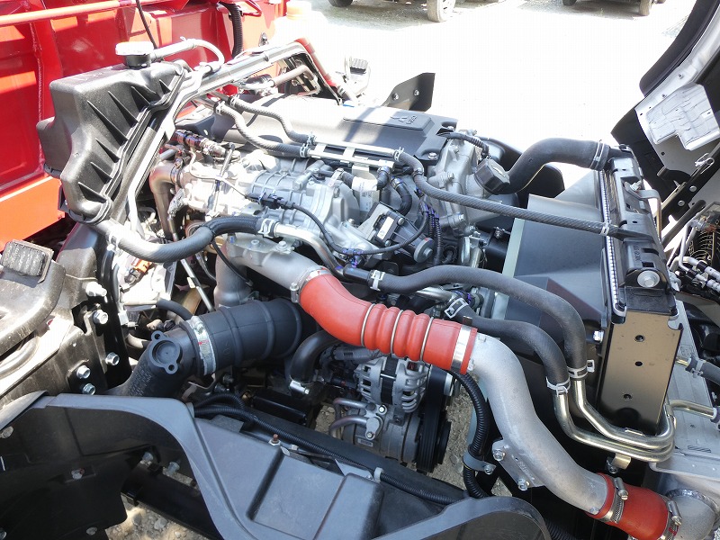 QC-1029】R2.1三菱のキャンター 3tワイド超ロングユニック製4段