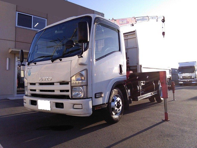 SRC-0636】H20.6いすゞのエルフ 3.2tワイドロングユニック製4段