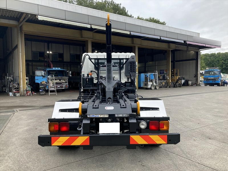 AZA-0197】H25.5日野のレンジャー 4tアームロール ベッド付 載替（H12