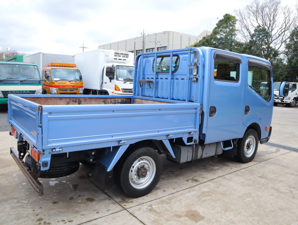 PZH-1296】H29.3日産のアトラス 1.15t標準ショート平ボデー ダブル