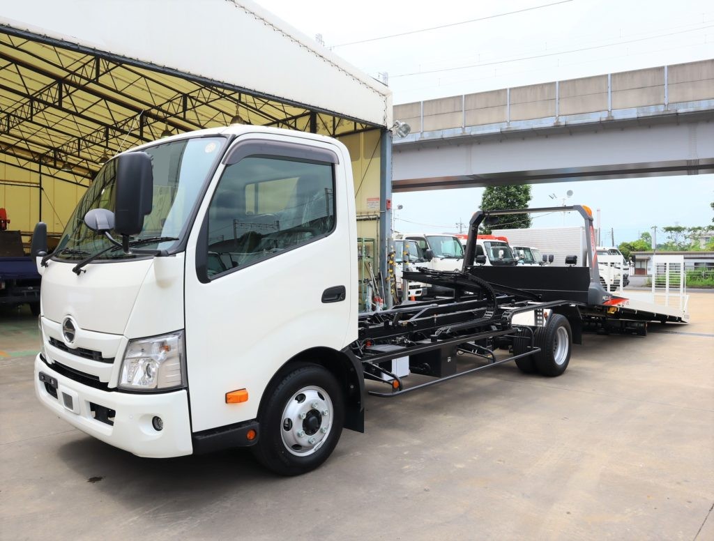 PZX-9348】R4.4日野のデュトロ 2.8tセーフティーローダー ラジコン付