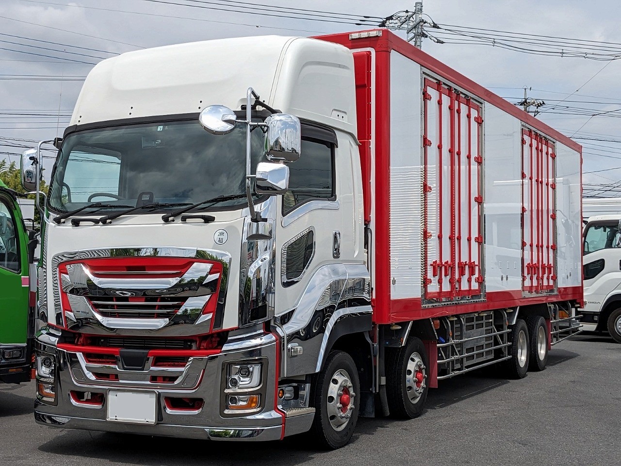 DGR-4095】R2.9いすゞのギガ 10t超冷蔵冷凍車（低温） ジョロダー4列