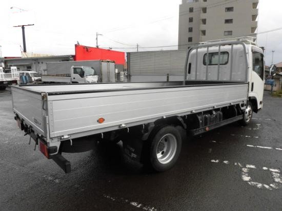 PYH-4418】H25.10いすゞのエルフ 2t標準ロング平ボデー アルミブロック